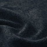 MARLED BUTTON MOCK-NECK SWEATER - NAVY BLAZER
