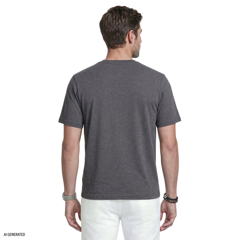 SALTWATER SOFT WASH POCKET CREW - CARBON HTHR – IZOD
