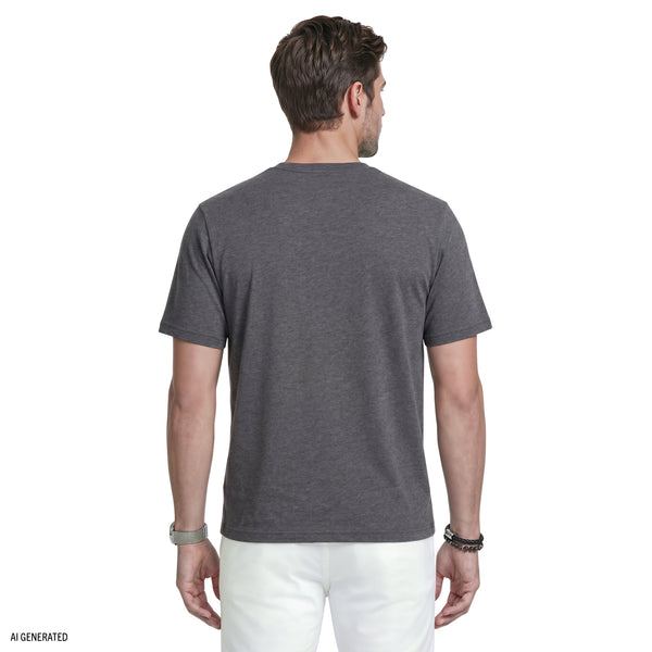 SALTWATER SOFT WASH POCKET CREW - CARBON HTHR – IZOD