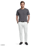 SALTWATER SOFT WASH POCKET CREW - CARBON HTHR
