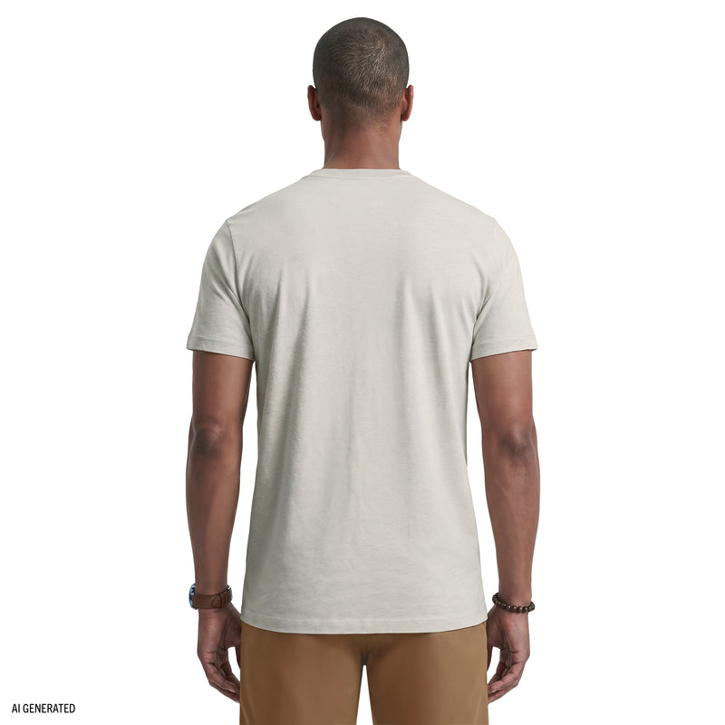 SALTWATER SOFT WASH POCKET CREW - OATMEAL HTR – IZOD