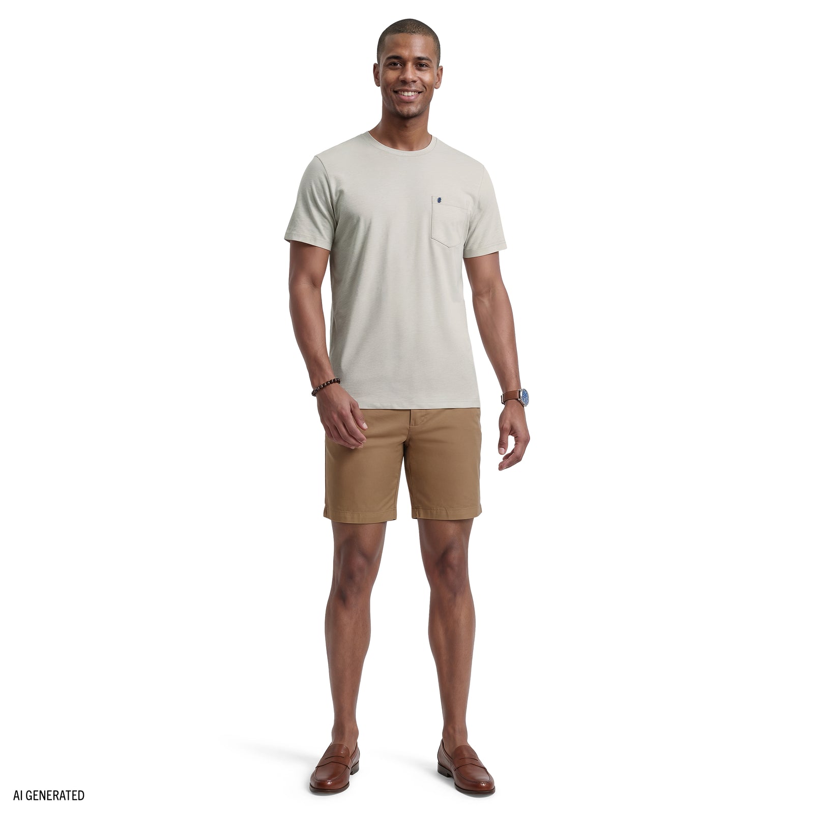 Saltwater Soft Wash Pocket Crew - Oatmeal Htr – IZOD