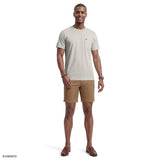 SALTWATER SOFT WASH POCKET CREW - OATMEAL HTR