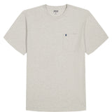 SALTWATER SOFT WASH POCKET CREW - OATMEAL HTR