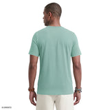 SALTWATER SOFT WASH POCKET CREW - BERYL GREEN