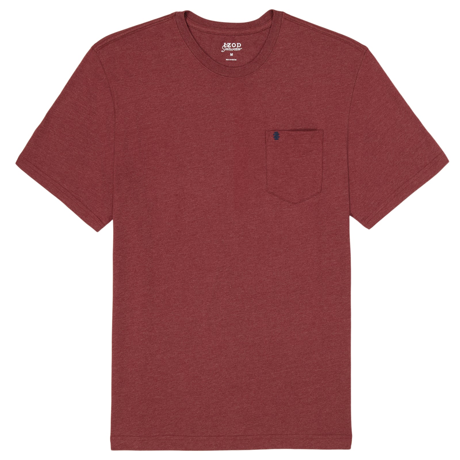 Saltwater Soft Wash Pocket Crew - Sundried Tomato – IZOD