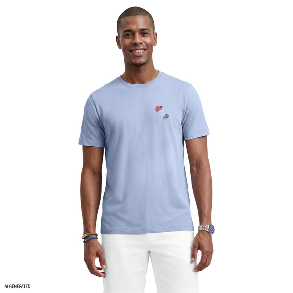 SALTWATER SHORT SLEEVE GRAPHIC TEE - NANTUCKET BREEZE – IZOD