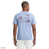 SALTWATER SHORT SLEEVE GRAPHIC TEE - NANTUCKET BREEZE