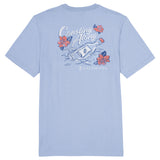 SALTWATER SHORT SLEEVE GRAPHIC TEE - NANTUCKET BREEZE