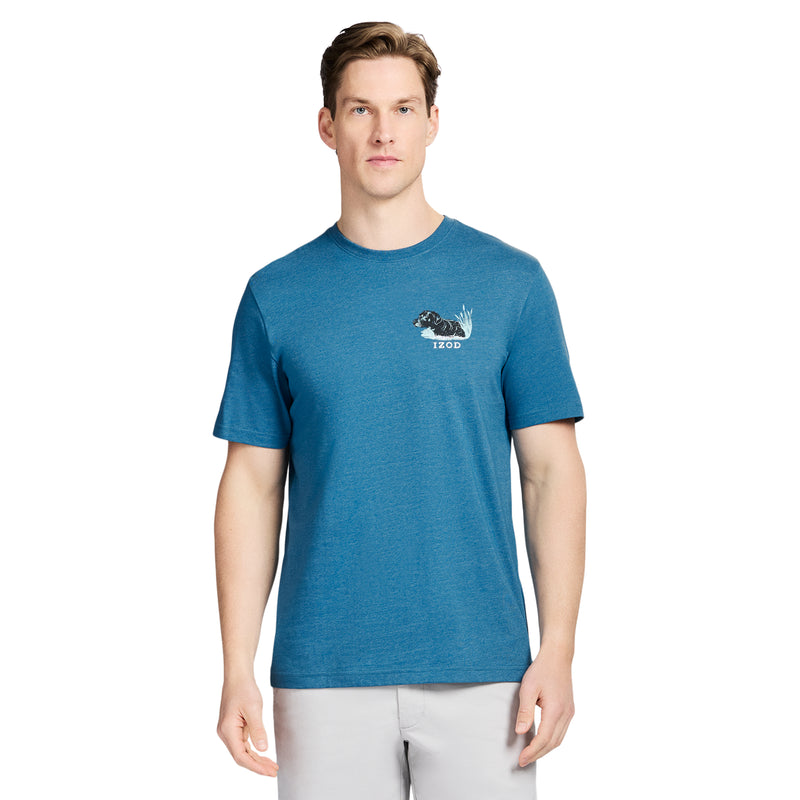 SALTWATER SHORT SLEEVE GRAPHIC TEE - BLUE SAPPHIRE – IZOD