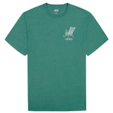 SALTWATER SHORT SLEEVE GRAPHIC TEE - SMOKE PINE