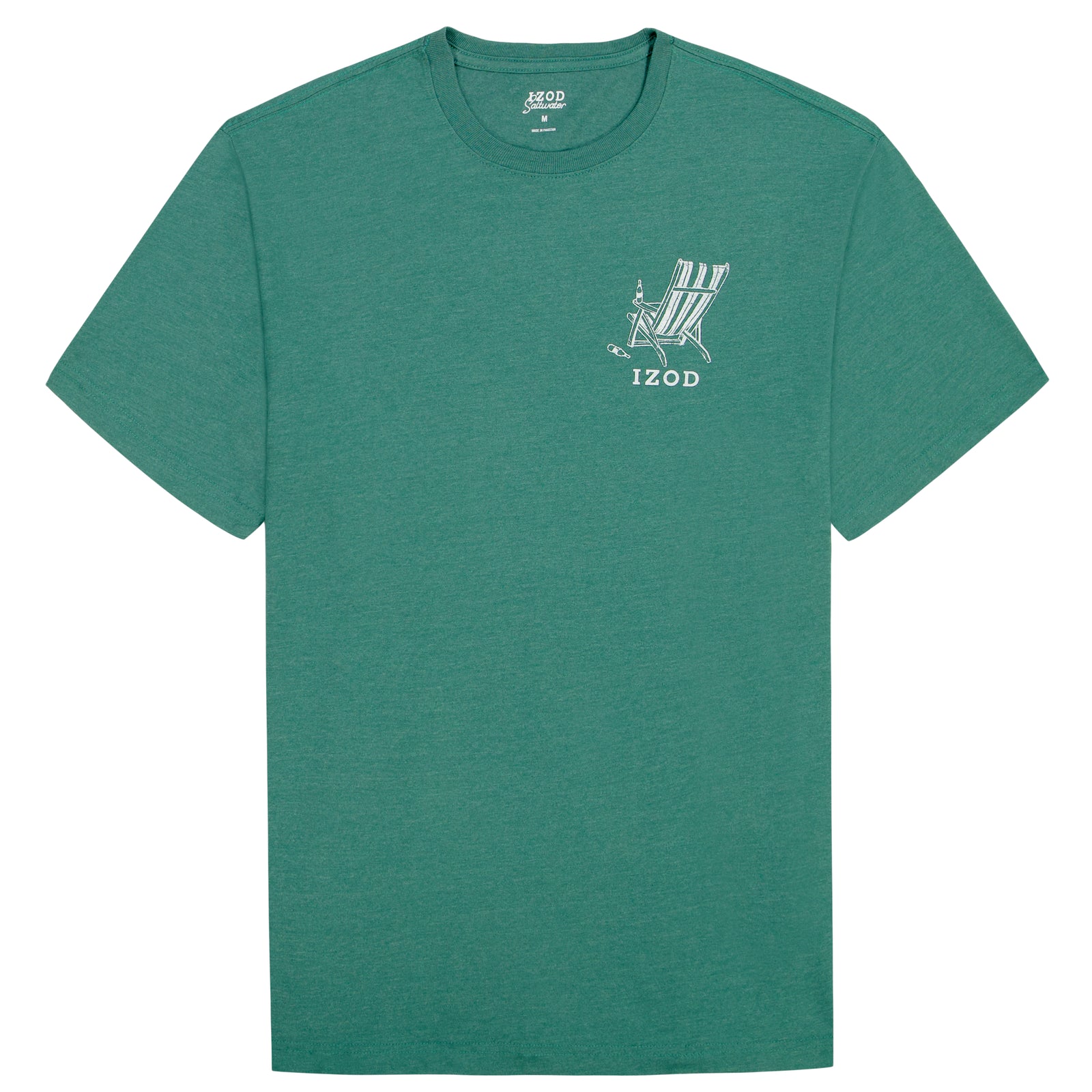 BIG & TALL SALTWATER SHORT SLEEVE GRAPHIC TEE - SMOKE PINE – IZOD
