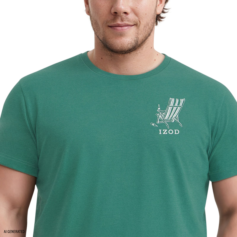 トップス YXNGBRATZ LOGO BASIC TEE Big & Tall Saltwater Short Sleeve Graphic Tee - Smoke Pine – IZOD