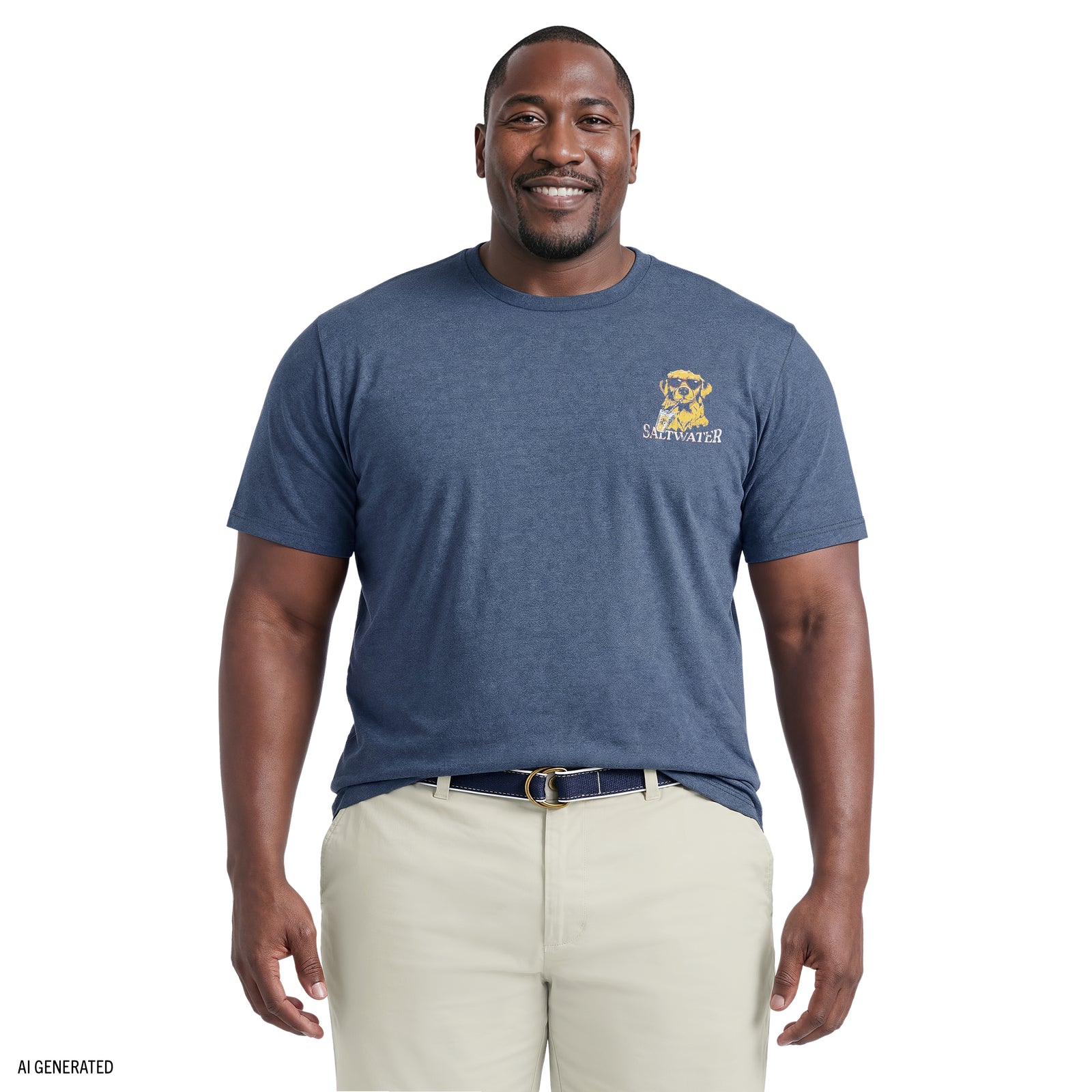 Joe Labero Illusions Tシャツ サイズ14 BIG & TALL SALTWATER SHORT SLEEVE GRAPHIC TEE - SARGASSO SEA – IZOD