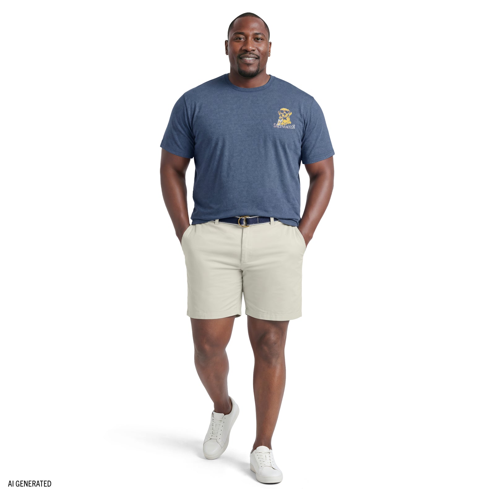 BIG & TALL SALTWATER SHORT SLEEVE GRAPHIC TEE - SARGASSO SEA – IZOD