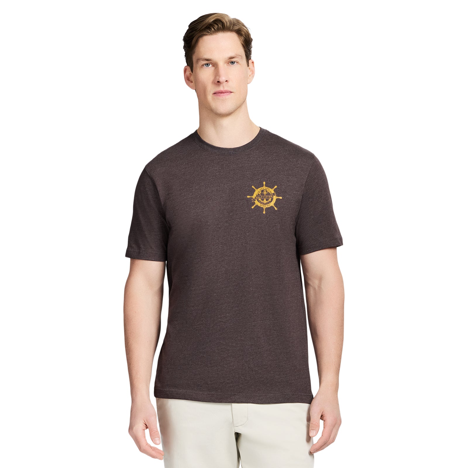 SALTWATER SHORT SLEEVE GRAPHIC TEE - BLACK COFFEE – IZOD