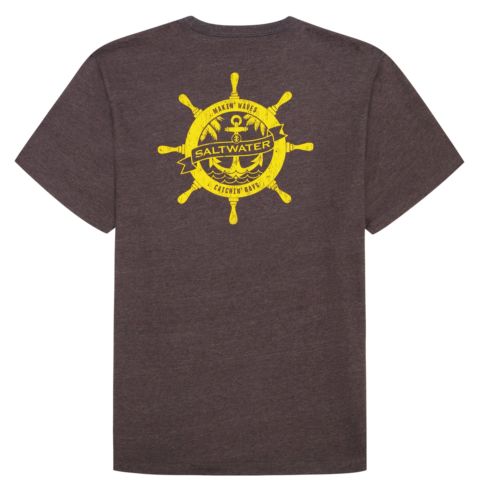 Big & Tall Saltwater Short Sleeve Graphic Tee - Black Coffee – IZOD