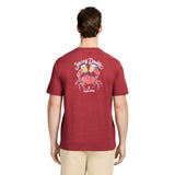 SALTWATER SHORT SLEEVE GRAPHIC TEE - SUNDRIED TOMATO