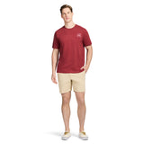 SALTWATER SHORT SLEEVE GRAPHIC TEE - SUNDRIED TOMATO