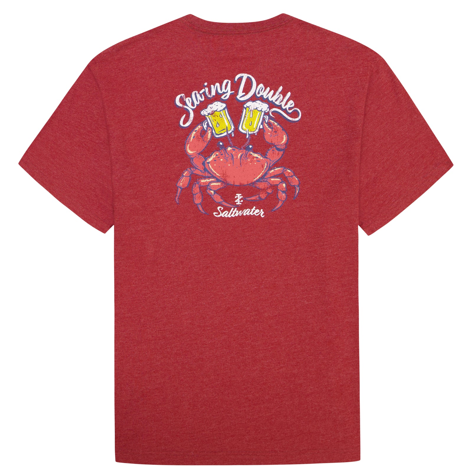 BIG & TALL SALTWATER SHORT SLEEVE GRAPHIC TEE - SUNDRIED TOMATO – IZOD