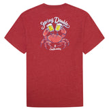 BIG & TALL SALTWATER SHORT SLEEVE GRAPHIC TEE - SUNDRIED TOMATO