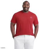 BIG & TALL SALTWATER SHORT SLEEVE GRAPHIC TEE - SUNDRIED TOMATO