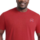 BIG & TALL SALTWATER SHORT SLEEVE GRAPHIC TEE - SUNDRIED TOMATO
