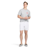 SALTWATER SHORT SLEEVE GRAPHIC TEE - HARBOR MIST