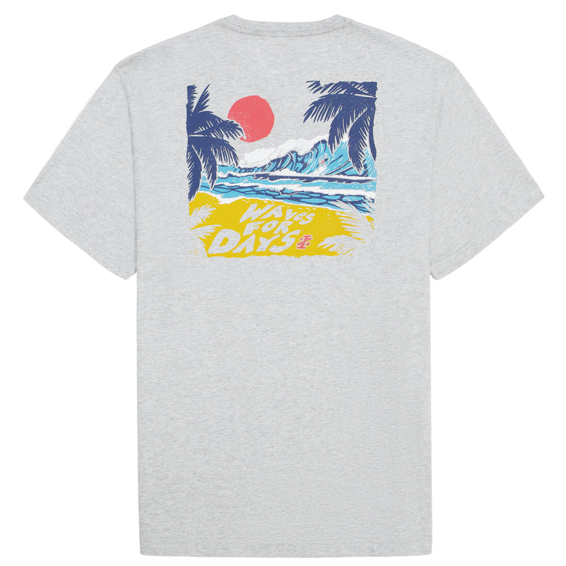 SALTWATER SHORT SLEEVE GRAPHIC TEE - HARBOR MIST – IZOD