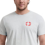 BIG & TALL SALTWATER SHORT SLEEVE GRAPHIC TEE - HARBOR MIST