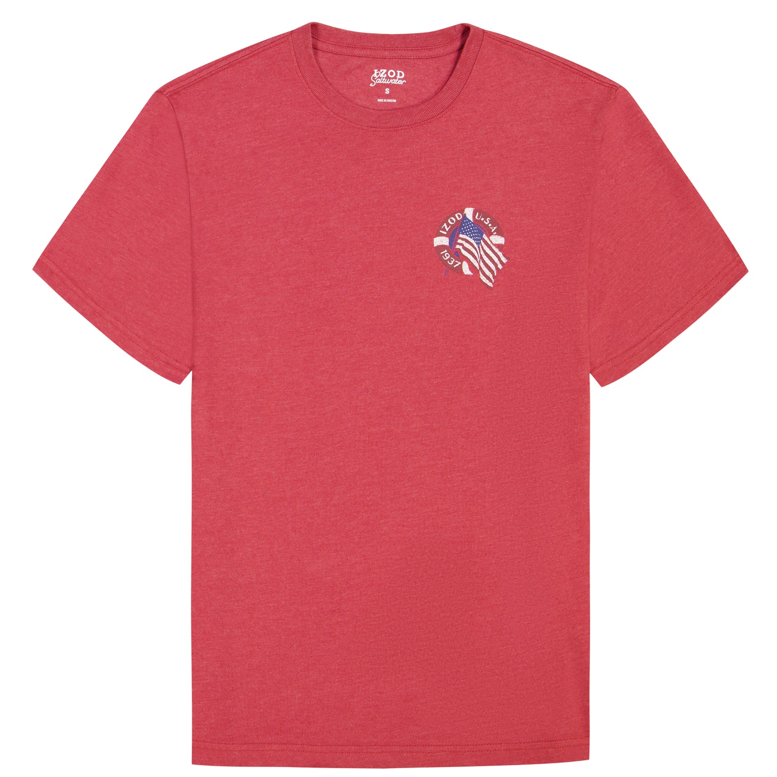 SALTWATER SHORT SLEEVE GRAPHIC TEE - GARNET ROSE – IZOD