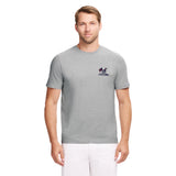 SALTWATER SHORT SLEEVE GRAPHIC TEE - LT GREY HTHR