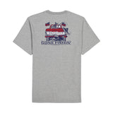 BIG & TALL SALTWATER SHORT SLEEVE GRAPHIC TEE - LT GREY HTHR