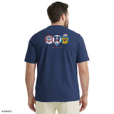 BIG & TALL SALTWATER SHORT SLEEVE GRAPHIC TEE - MEDIEVAL BLUE