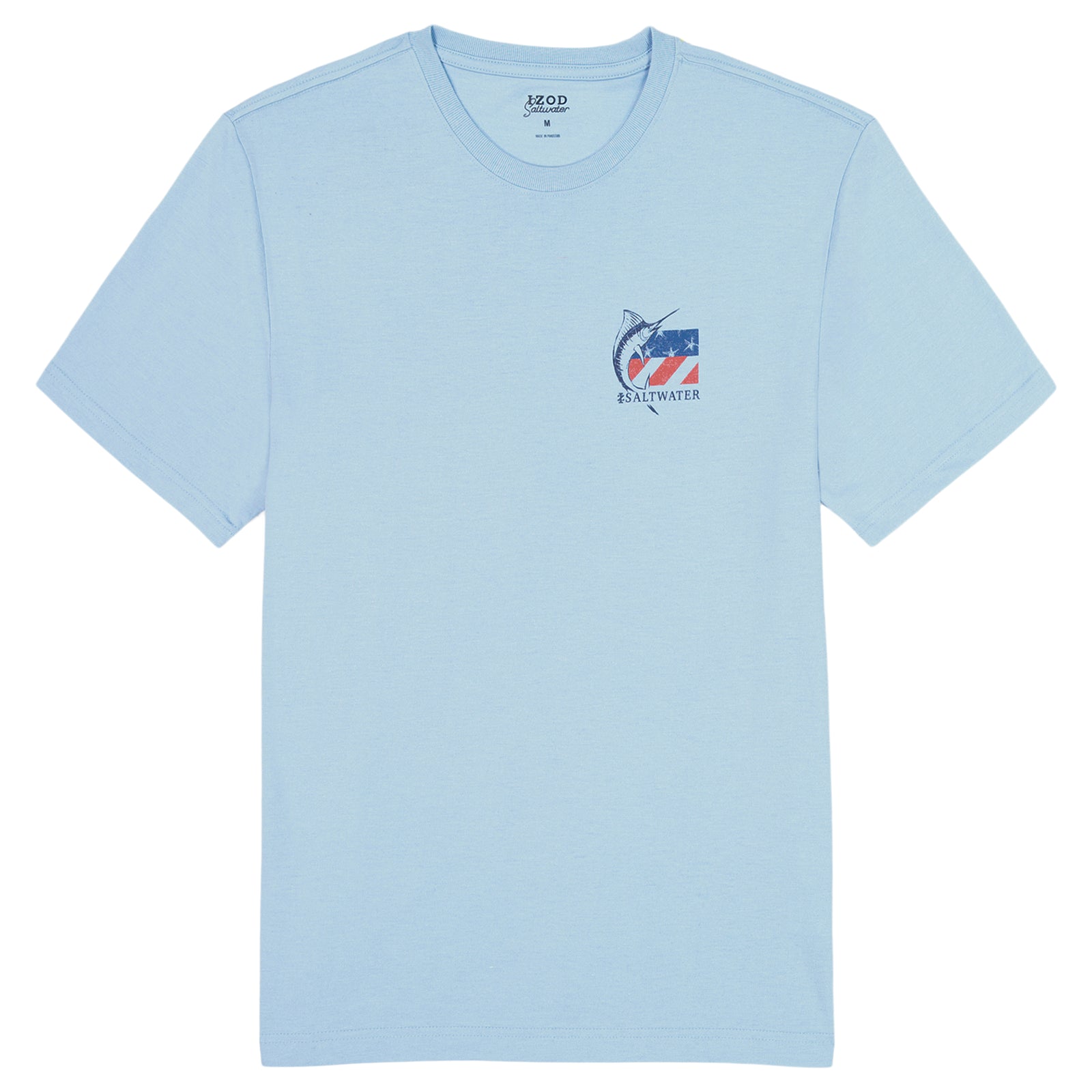 Saltwater Short Sleeve Graphic Tee - Chambray Blue – IZOD