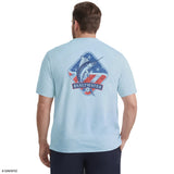 BIG & TALL SALTWATER SHORT SLEEVE GRAPHIC TEE - CHAMBRAY BLUE