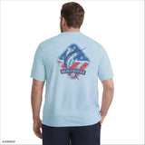 BIG & TALL SALTWATER SHORT SLEEVE GRAPHIC TEE - CHAMBRAY BLUE