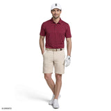 GOLF SWINGFLEX ELITE SHORT SLEEVE PRINTED POLO - SUNDRIED TOMATO