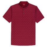 GOLF SWINGFLEX ELITE SHORT SLEEVE PRINTED POLO - SUNDRIED TOMATO
