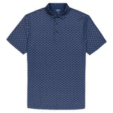 GOLF SWINGFLEX ELITE SHORT SLEEVE PRINTED POLO - SARGASSO SEA