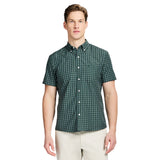 BREEZE SHORT SLEEVE BUTTON DOWN SHIRT - TANAGER TURQUOISE