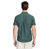 BREEZE SHORT SLEEVE BUTTON DOWN SHIRT - TANAGER TURQUOISE