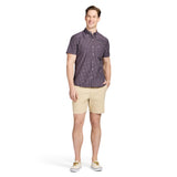 BREEZE SHORT SLEEVE BUTTON DOWN SHIRT - NIGHTSHADE