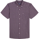 BIG & TALL BREEZE SHORT SLEEVE BUTTON DOWN SHIRT - NIGHTSHADE