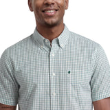 BREEZE SHORT SLEEVE BUTTON DOWN SHIRT - SYCAMORE