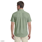 BREEZE SHORT SLEEVE PRINTED BUTTON DOWN SHIRT - LAUREL WREATH