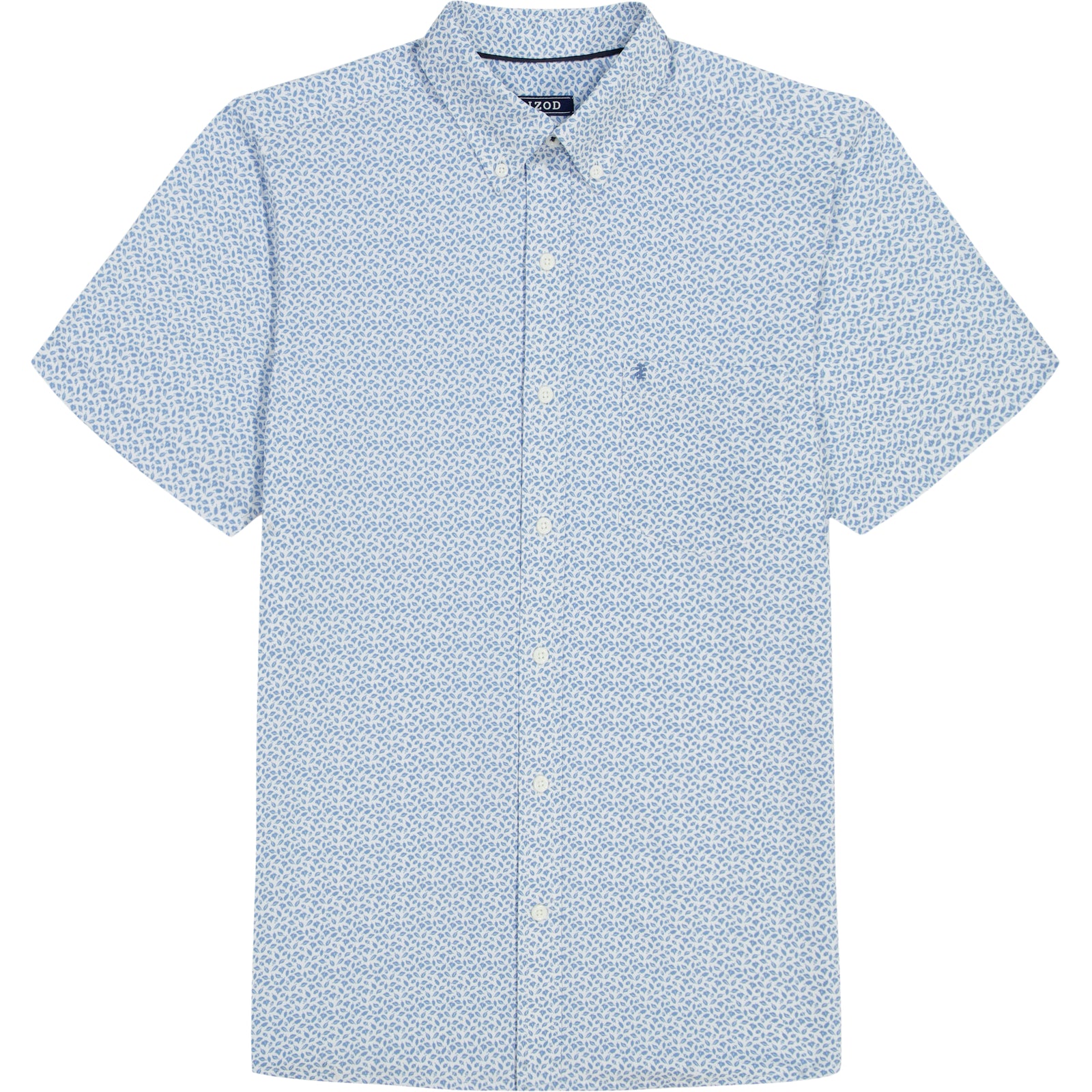 BREEZE SHORT SLEEVE PRINTED BUTTON DOWN SHIRT - RIVIERA – IZOD