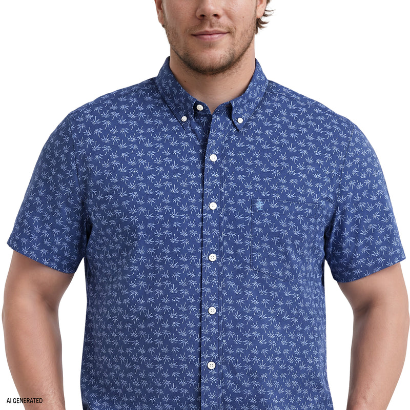 big and tall printed dress shirts Van Heusen Big & Tall Wrinkle Free Printed Dress Shirt