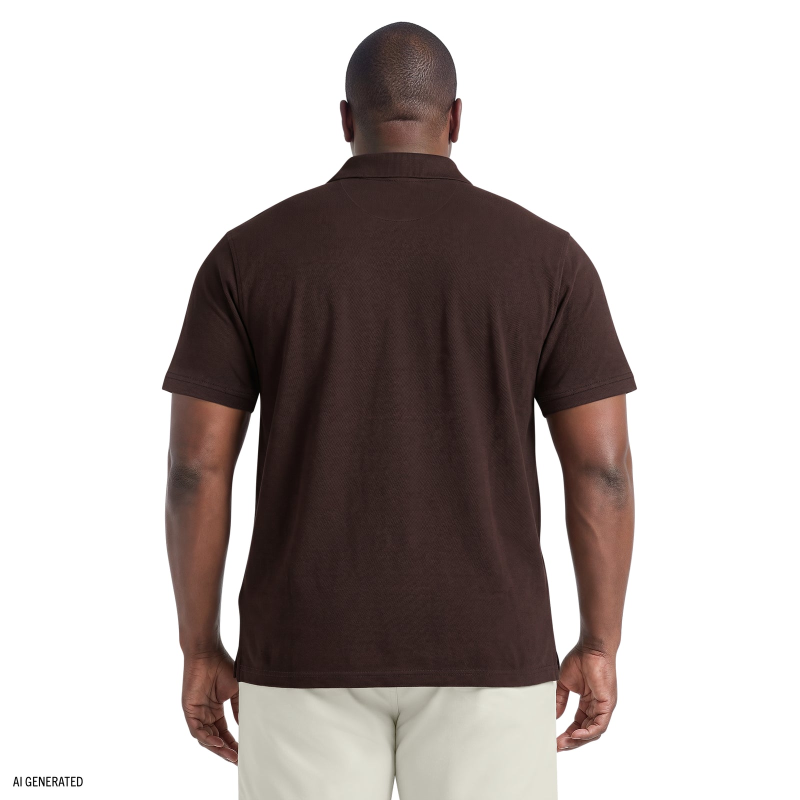 BIG & TALL ADVANTAGE PERFORMANCE SHORT SLEEVE POLO - BLACK COFFEE