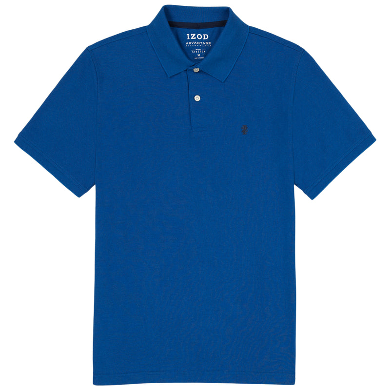 BIG & TALL ADVANTAGE PERFORMANCE SHORT SLEEVE POLO - TRUE BLUE – IZOD